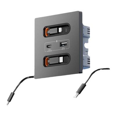 国际电工10A86型带线快充USB
