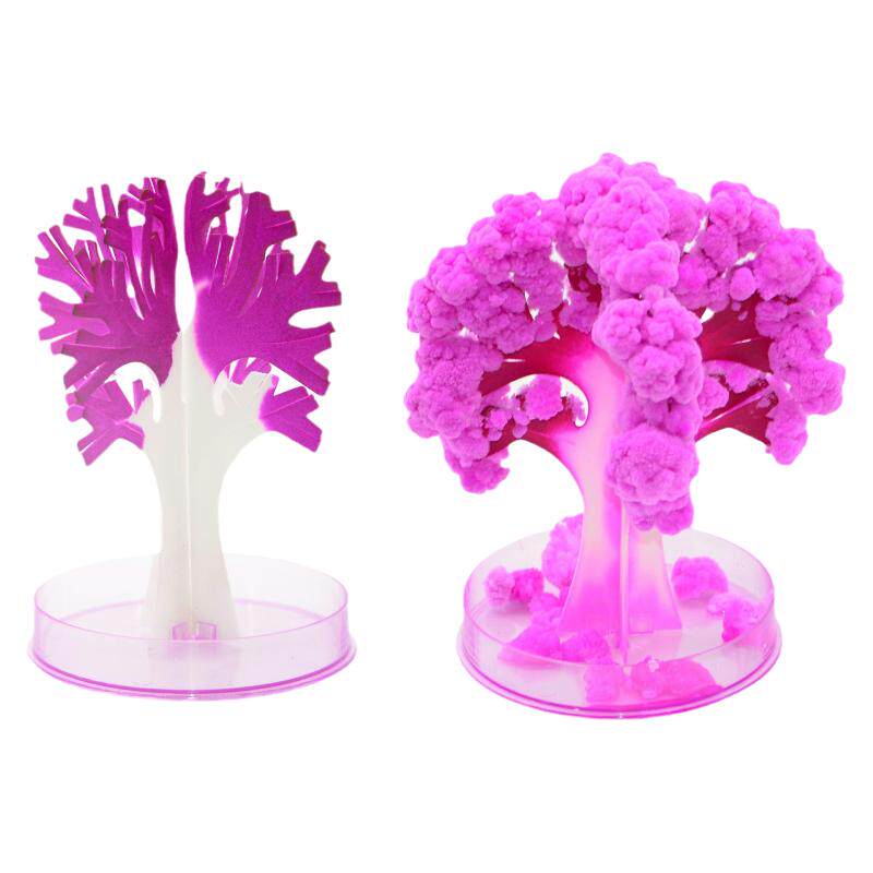 纸树开花神奇魔法圣诞树浇水生长结晶圣诞节礼物手工玩具装饰摆件