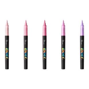 ENMY恩米小黑盒直液式软头丙烯马克笔单支颜色自选补充装闪光金属色系爆闪单只黑色白色肉色肤色红色单买补色