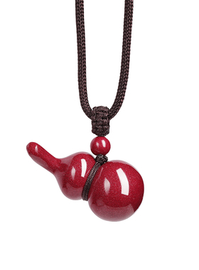 朱砂葫芦吊坠本命年福禄平安