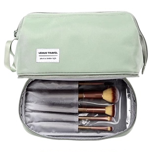 化妆包女收纳便携式高端大容量女士分层大开口洗漱包旅行出差