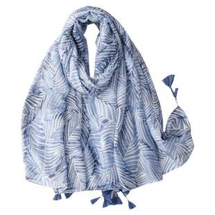 披肩女薄围巾大西北宁夏敦煌旅游穿搭纱巾棉麻沙巾沙漠防晒丝巾