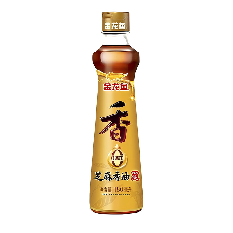 金龙鱼100%纯芝麻油180M香油