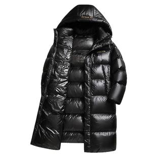 鸭鸭冬季加厚羽绒服女2025年新款官方小个子中长款过膝户外潮外套