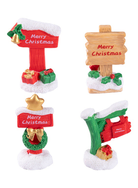 圣诞节日装饰雪人摆件