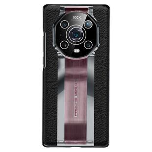 适用于荣耀magic4至臻版手机壳无边框新款magic4至臻版真皮保护套LGE-AN20镜头全包后外头层牛皮高档男女硬壳