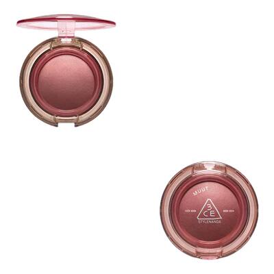 韩国3ce新款Muut彩片腮红多用膏Fig Soda无花果Pink Petal木质粉