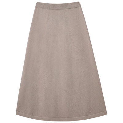 【柳哥严选】商场同款PURE TOUCH女装25冬新款羊毛针织长裙A字伞