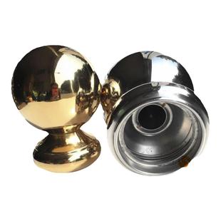 304不锈钢连体球门顶托圆球座圆球托座楼梯围栏装饰配件扶手柱头