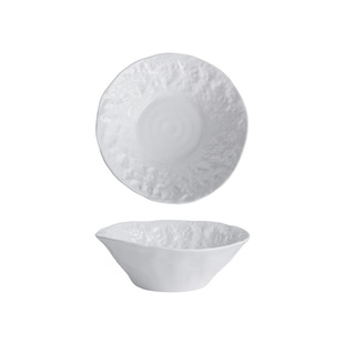 岩石纹汤碗家用斗笠沙拉碗创意酒店陶瓷泡面碗高级感特色酒店餐具