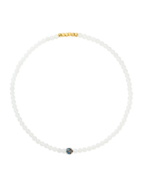 和田玉羊脂白玉手串清雅转运珠