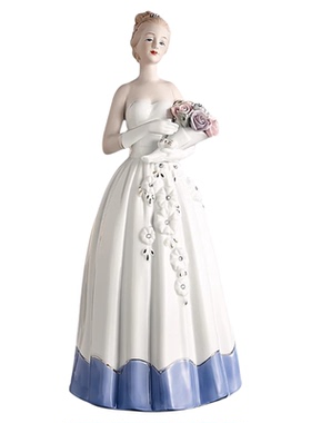 欧式大提琴少女客厅装饰摆件雕塑