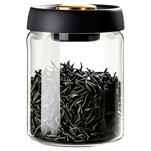 茶叶罐储存密封罐精品高档真空玻璃食品级装小号便携收纳防潮盒子
