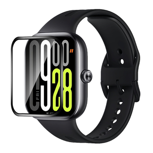 【真玻璃膜】适用redmi红米Watch6/5手表钢化玻璃保护膜全屏覆盖防摔10Pro小米手环9pro屏幕贴膜边框表盘硬膜
