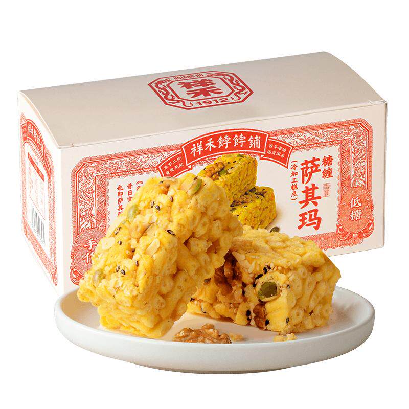 祥禾饽饽铺老式点心萨其玛283g