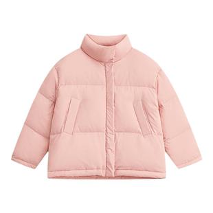 迪迪鹿童装女大童羽绒服冬新款加厚保暖短款外套上衣90绒面包服