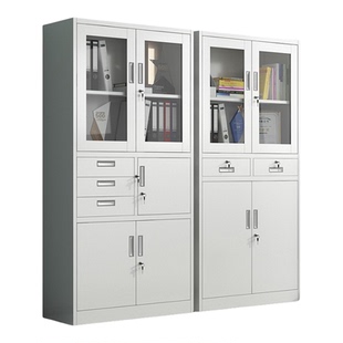 青岛大器档案柜办公室铁皮柜文件柜资料柜带锁储物柜矮柜收纳柜子