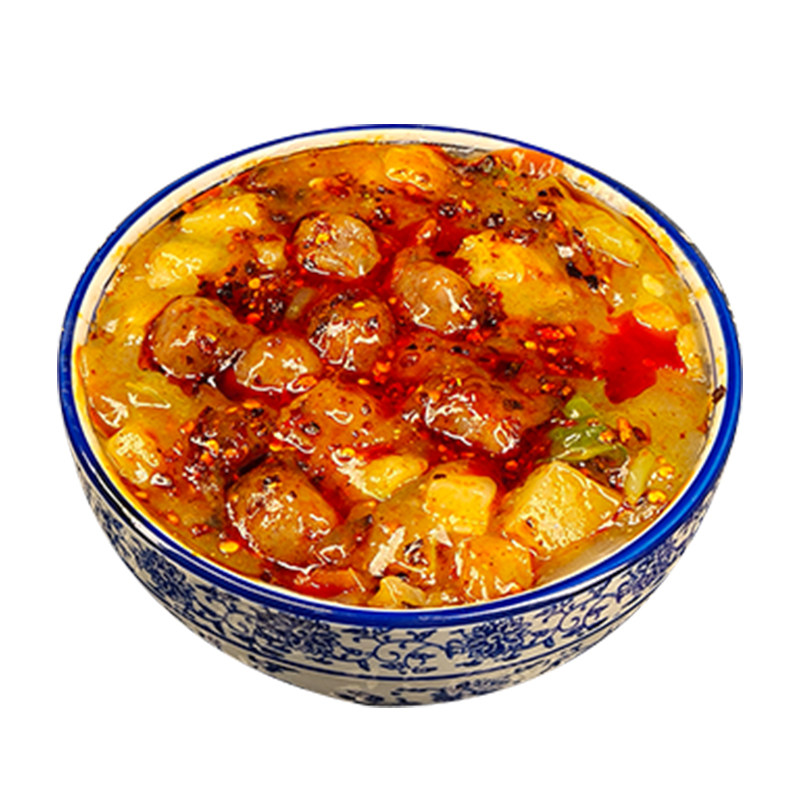 肉丸胡辣汤回民街传统速食早餐