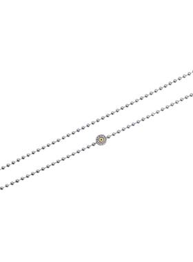 欲望车间原创银底火扣圆珠链