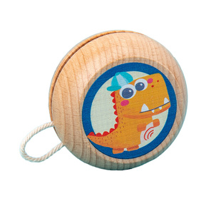 Mentecaro儿童木质悠悠球溜溜yoyo球入门回旋幼儿园3岁传统怀旧