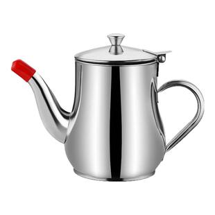 【大号不锈钢油壶】网+嘴、家用加厚储油壶油杯带滤网过滤调料壶