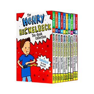 亨利赫克贝克10册 英文原版小说 The Henry Heckelbeck Ten-Book 魔法冒险故事书小女巫海蒂同作者Wanda Coven 小学生英语阅读培养