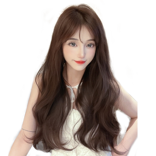 日常假发片三片式轻薄增发量蓬松微卷波浪仿真发短发过渡期接长发