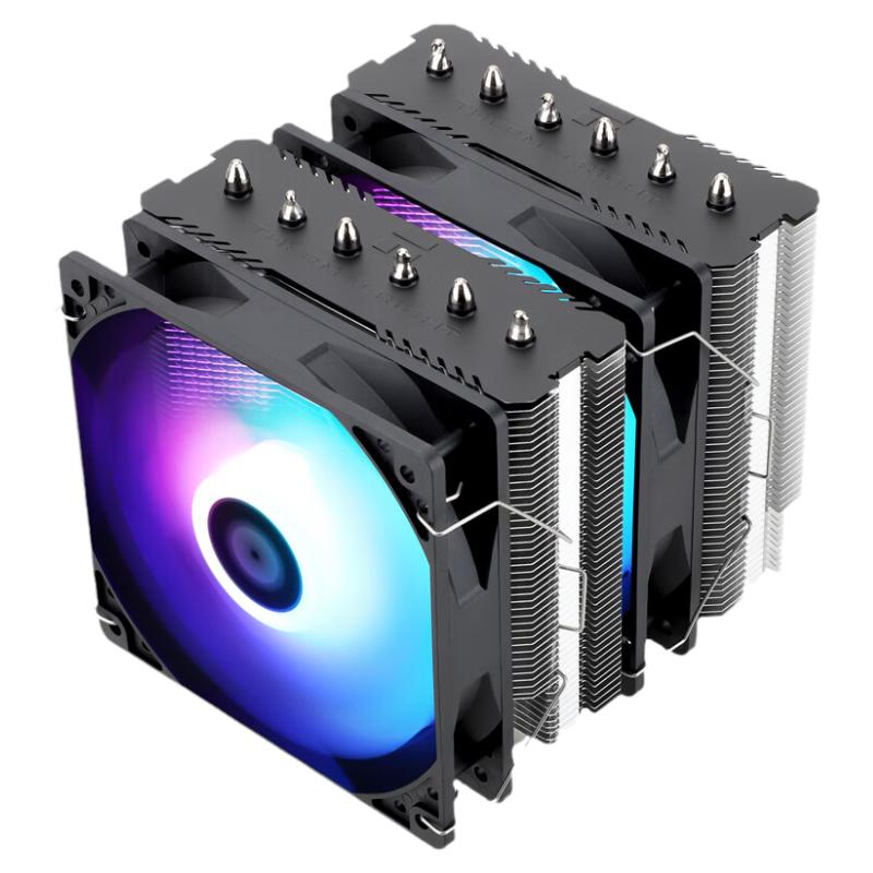 Thermalright利民PA120 SE雙塔CPU散熱器電腦6熱管溫控am5風(fēng)冷扇
