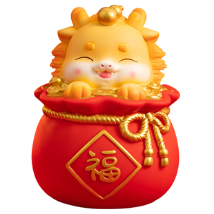 十二生肖小龙儿童大号存钱罐2026新款只进不出男女孩储钱蓄罐摆件