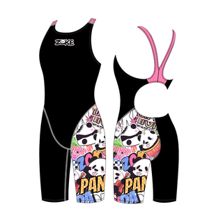 【无胸垫】洲克专业女五分连体泳衣修身显瘦遮肚冬泳训练冬季游泳