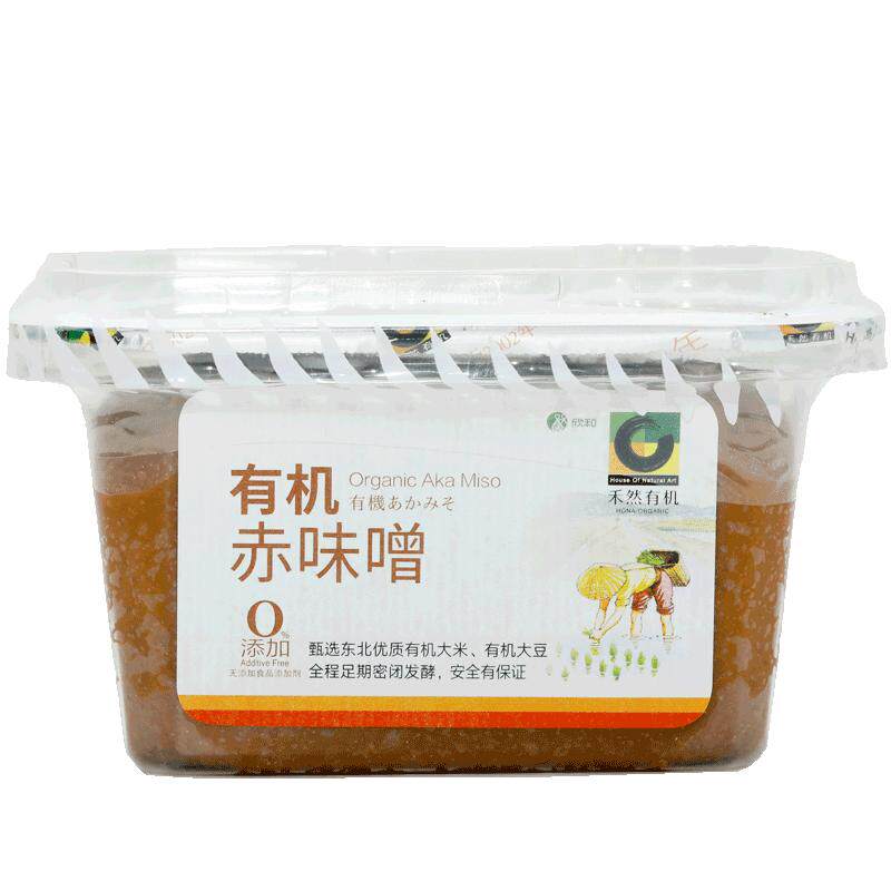 禾然有机赤味噌300g日式味噌酱汤