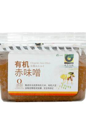 禾然有机赤味噌300g日式味噌酱汤