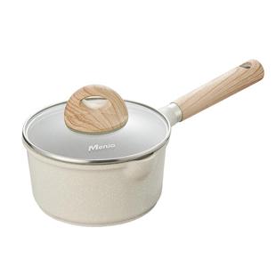 英国明爵麦饭石小奶锅宝宝辅食锅婴儿煎煮一体锅不粘锅家用泡面锅