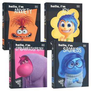 DK Disney Inside Out 2 头脑特攻队2系列4册 儿童情绪管理读物 迪士尼英语绘本童书 焦虑尴尬悲伤快乐 精装 英文原版进口图书