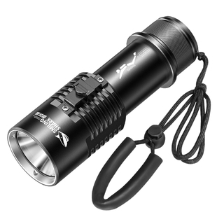 潜水专用手电筒强光充电超亮水下防水专业深潜夜潜黄光赶海补光灯