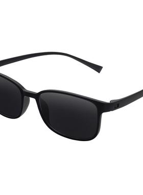 2025新款墨镜男士开车钓鱼偏光镜男潮流复古眼睛方形黑色太阳镜女