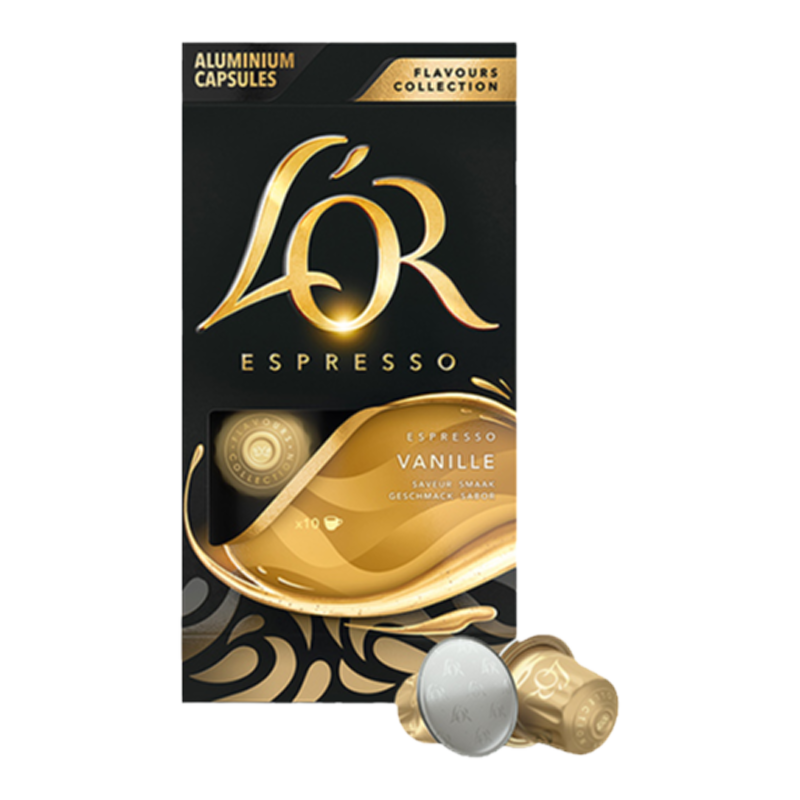 【买3赠1】L′or胶囊咖啡10粒 香草新风味 适配 Nespresso 咖啡机
