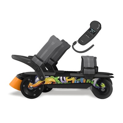 电动轮滑鞋代步神器便携可折叠