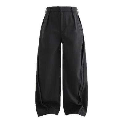 SADSOUP立体裁片弯刀结构西裤