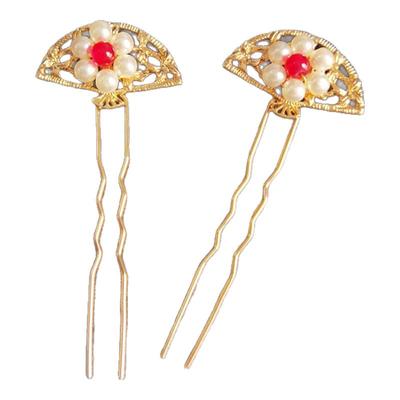 点缀小u宫廷日常明制少女头饰