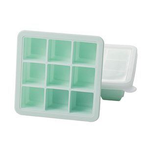 安扣婴儿辅食冷冻格分装格宝宝硅胶冰格模具辅食盒肉泥保鲜储存盒