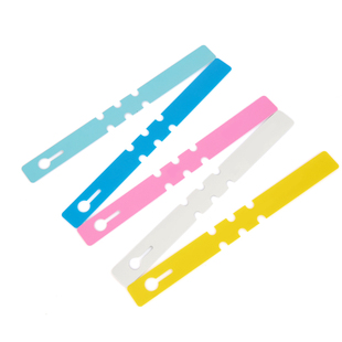 PVC防水环套花卉植物标签苗木园艺标签塑料兰花标签环形扣标记牌