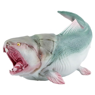 出口大号仿真史前海洋动物模型实心邓氏鱼怪物鱼远古生物玩具手办