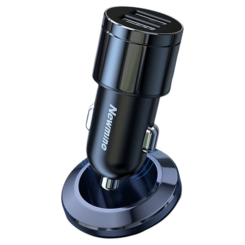 纽曼HC17车载充电器通用一拖二