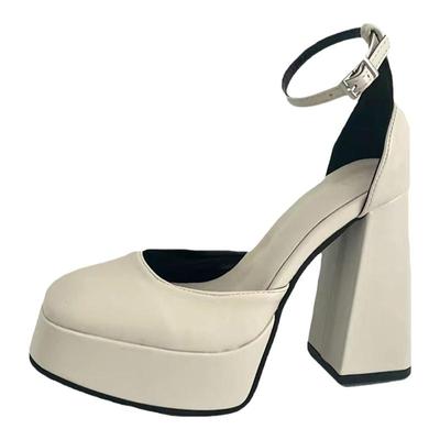 矮子乐芭比鞋包头玛丽珍单鞋