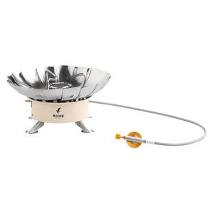 户外卡式炉便携瓦斯炉具防风猛火莲花炉头折叠露营烧水煮茶燃气灶