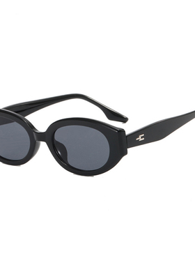 气质高级感椭圆防晒太阳眼镜