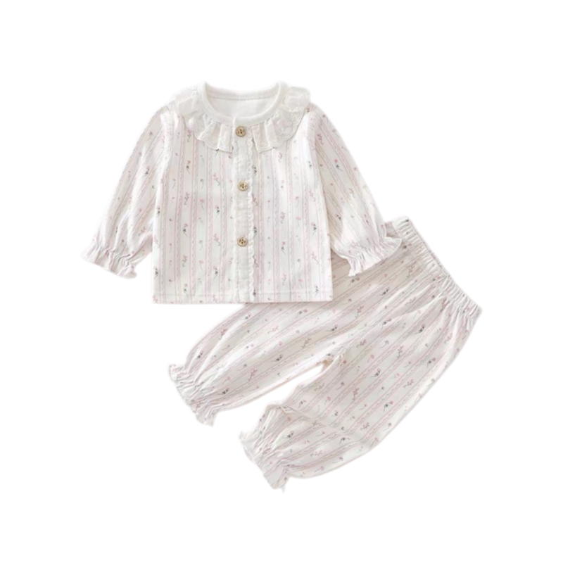 【撤柜专区】品牌专柜  宝宝家居服套装秋装婴幼儿衣服春秋季女孩