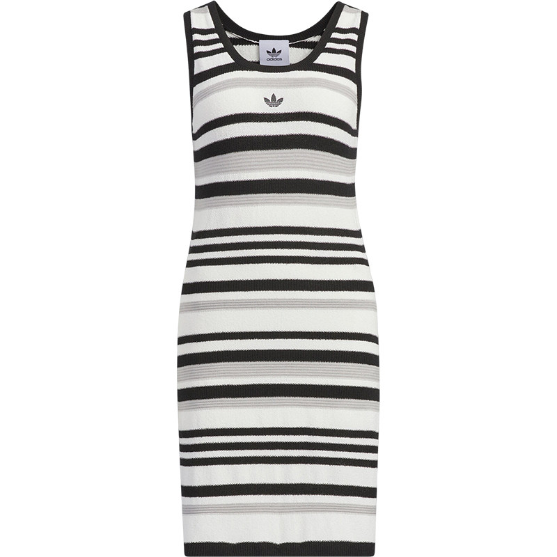 Adidas/阿迪达斯正品SKFH A DRESS 女士针织运动连衣裙JI7046