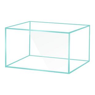 金晶超白玻璃鱼缸裸缸高清透溪流造景客厅桌面家用观赏宠物乌龟缸